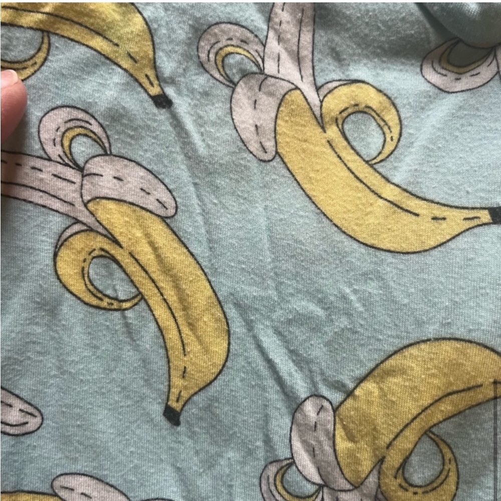 Little Sleepies Banana Pajamas 3-6 - Picture 2 of 3